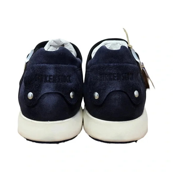 NWOB Birkenstock Shoes Womens 7 EU 38 Tralee Navy Suede - Picture 4 of 5